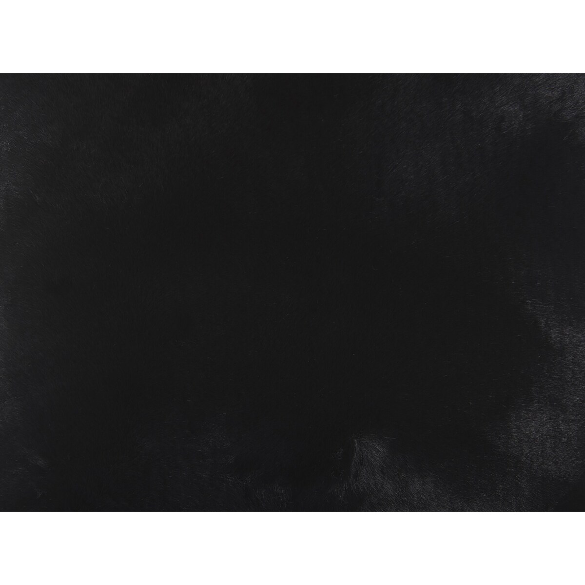 2 poduszki dekoracyjne włochacze 42 x 42 cm czarne EHNAR