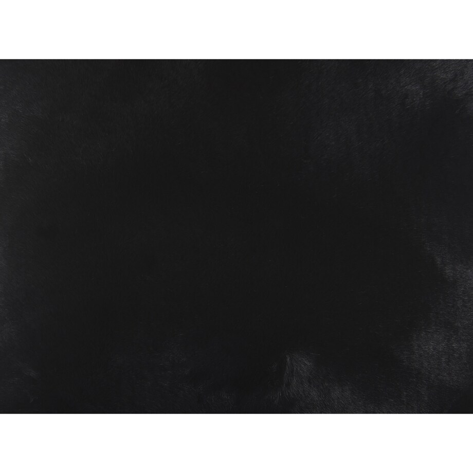 2 poduszki dekoracyjne włochacze 42 x 42 cm czarne EHNAR