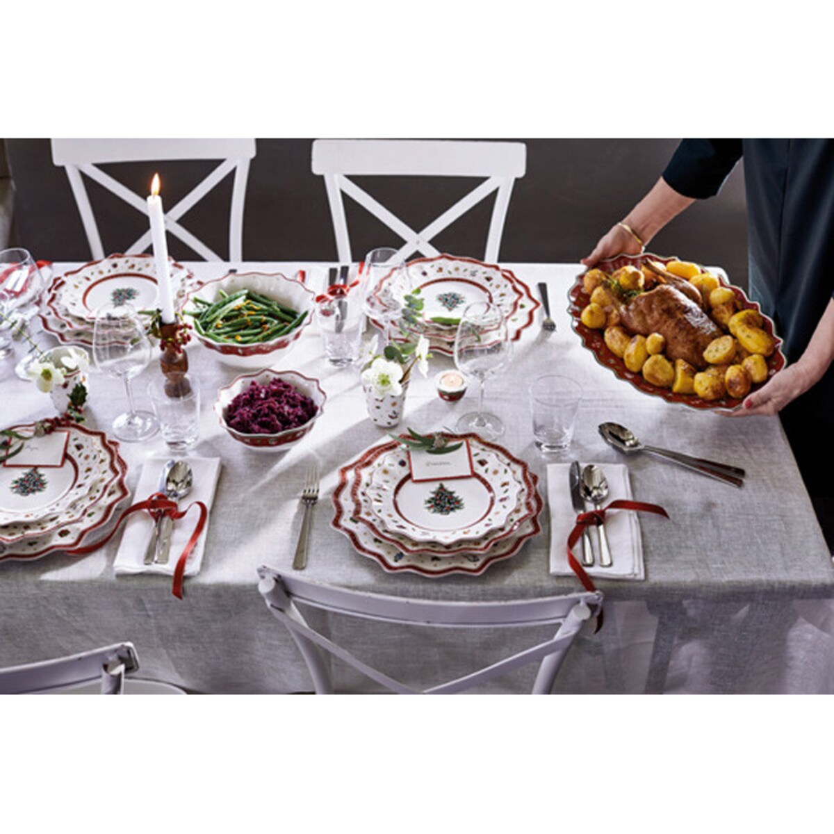 Talerz płaski Toy’s Delight Christmas, 29 cm, Villeroy & Boch