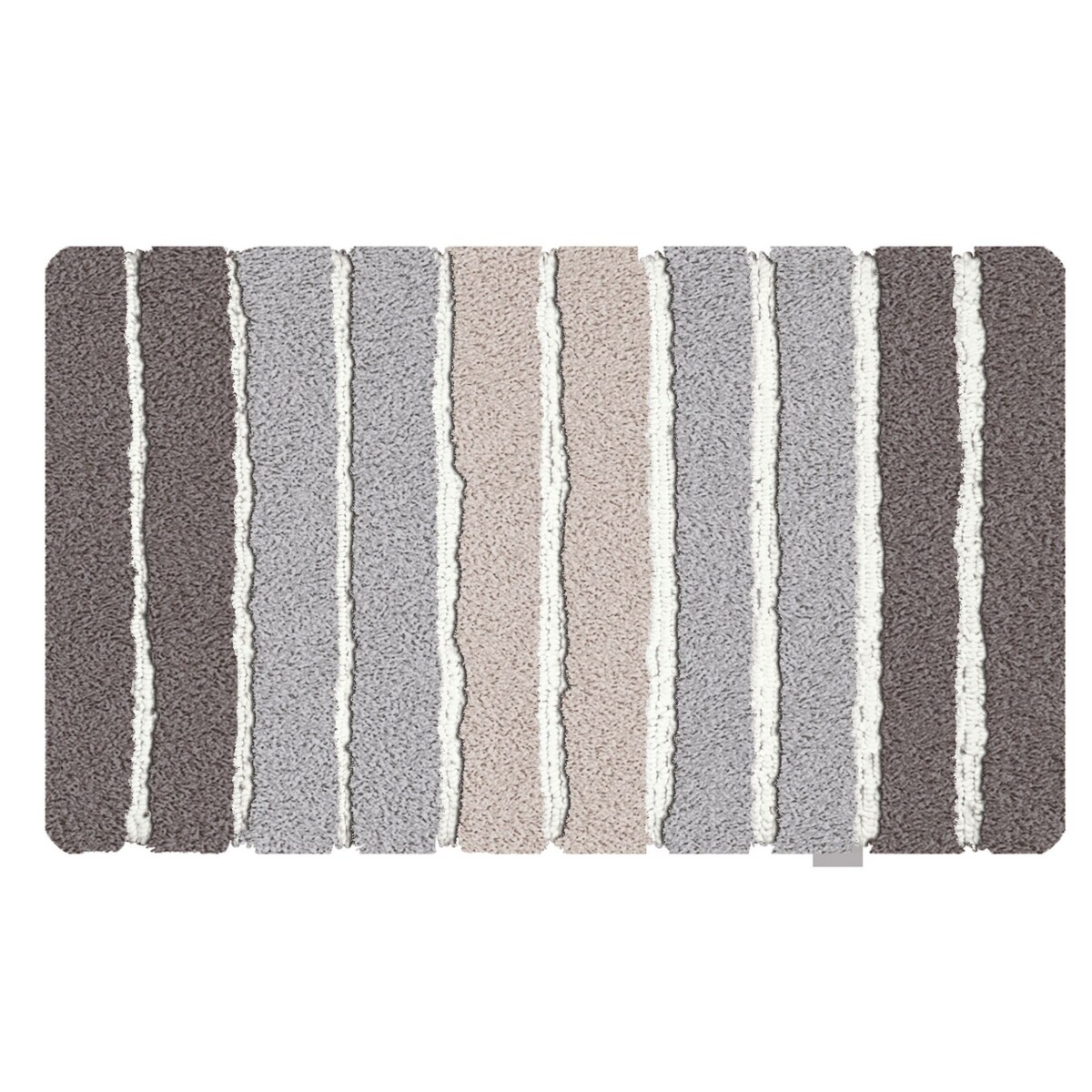 Kleine Wolke Phoenix Ekologiczny Dywanik łazienkowy szary 70x120 cm ECO LIVING