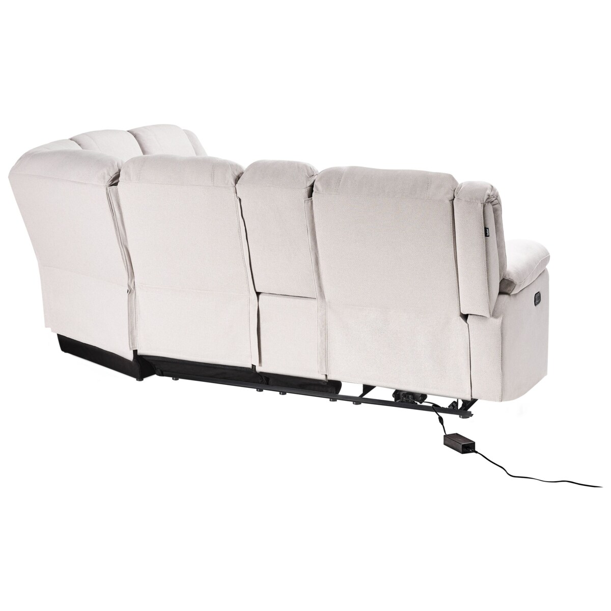 Narożnik ROKKE Jasnobeżowy Lewostronny