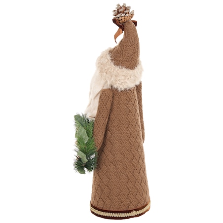 Zestaw 2 figurek dekoracyjnych PITEA 44/54 cm Krasnal Brązowy