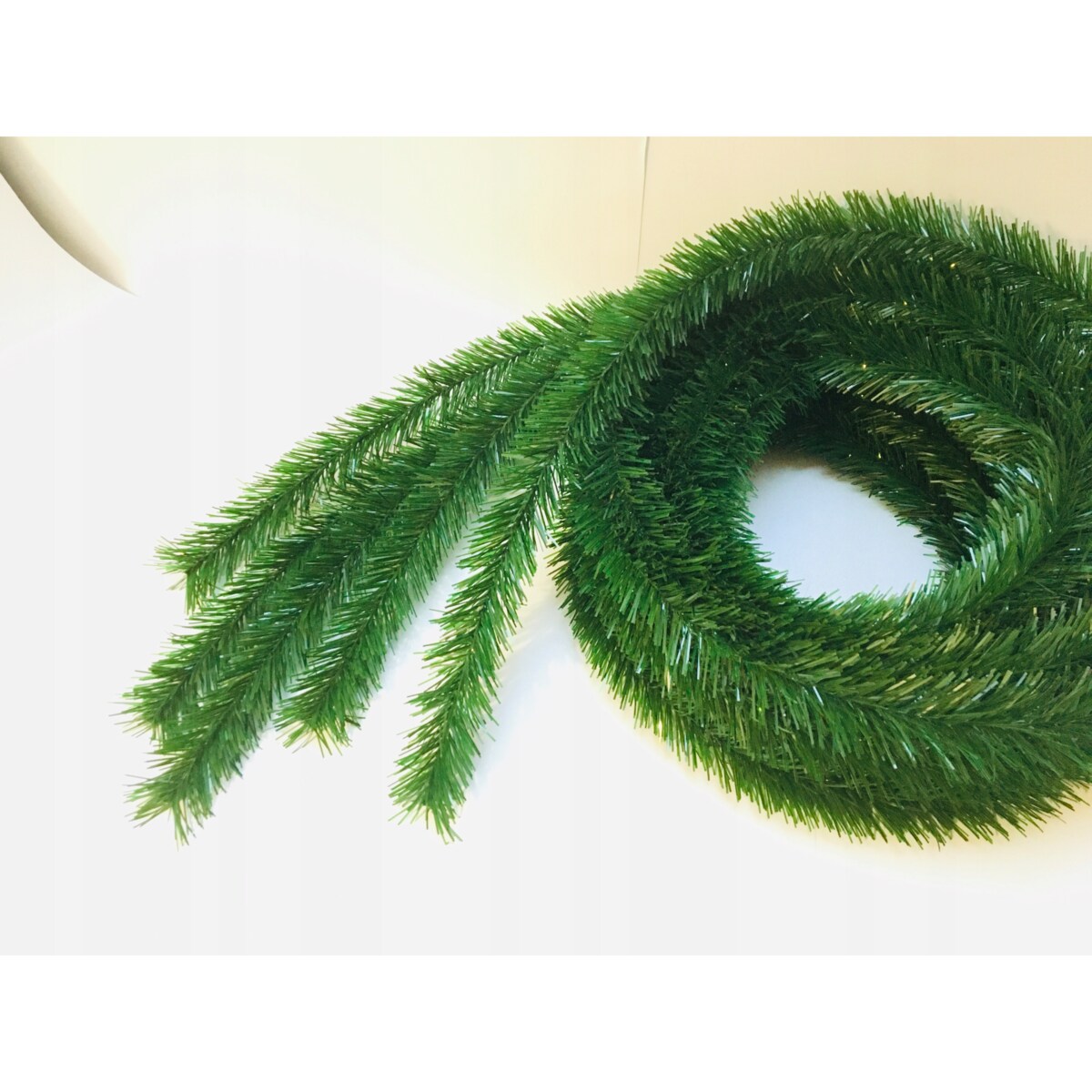 5x GIRLANDA SZTUCZNA CHOINKOWA ZIELONA ŁAŃCUCH FLORYSTYCZNY GAŁĄZKA błysk