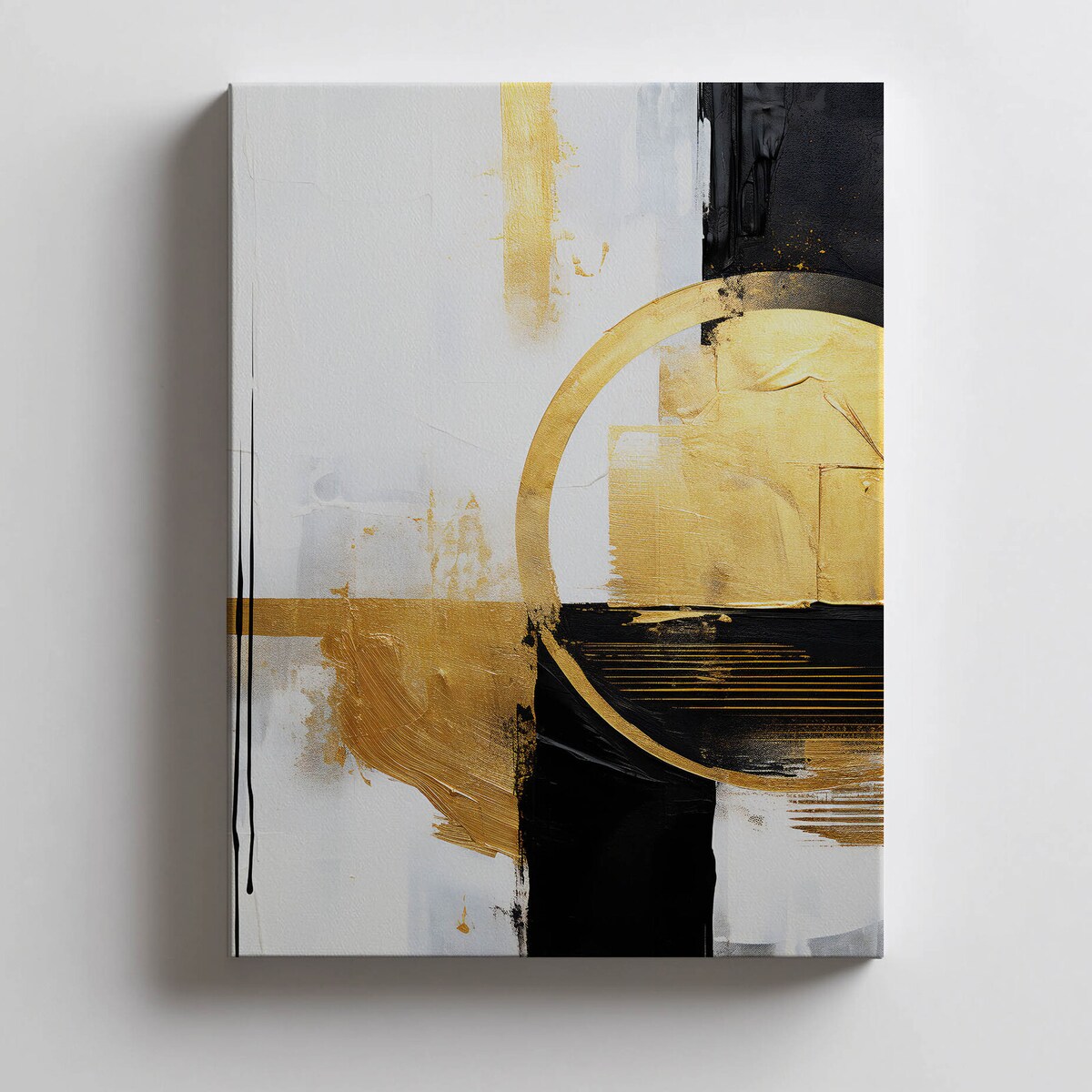 Złoty Akcent, 40x50 cm, bez ramy, płótno premium na blejtramie