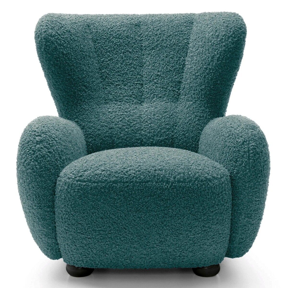 Fotel uszak boucle 91x88x100 cm POLTRONA morski