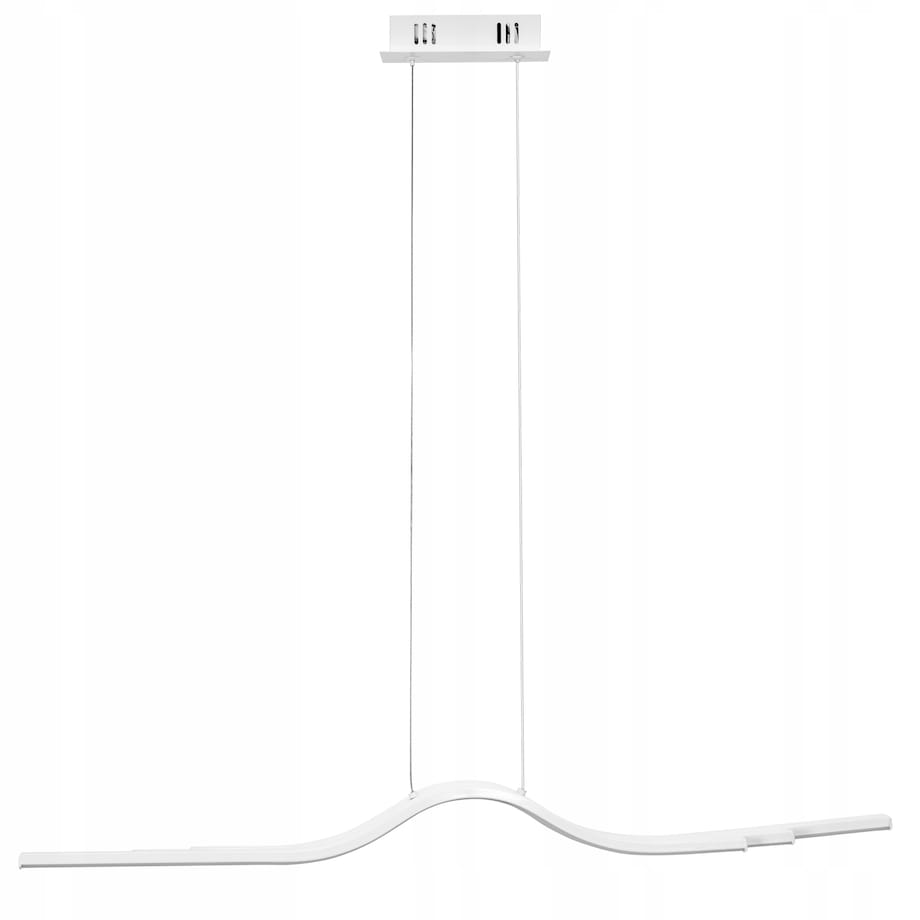 Lampa Sutitowa Wisząca Led Biała Nowoczesna +Pilot