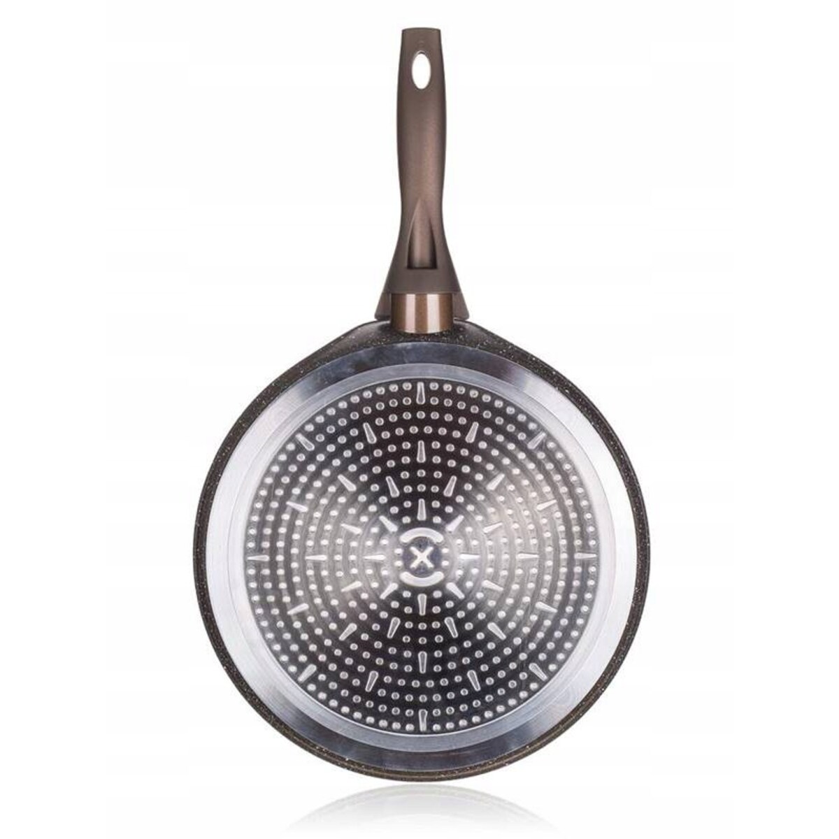 PATELNIA DO NALEŚNIKÓW 24 cm GRANITE BROWN banquet aluminiowa indukcja