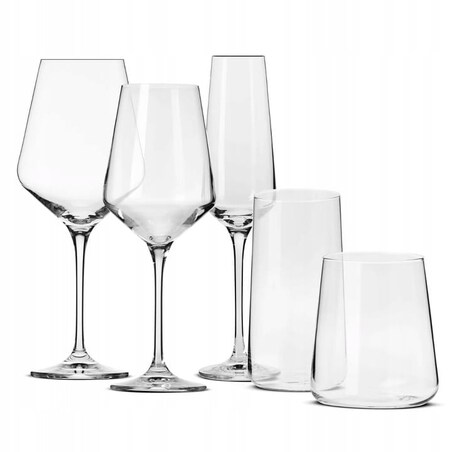 Komplet szkła stołowego Avant-Garde KROSNO 20 elementów