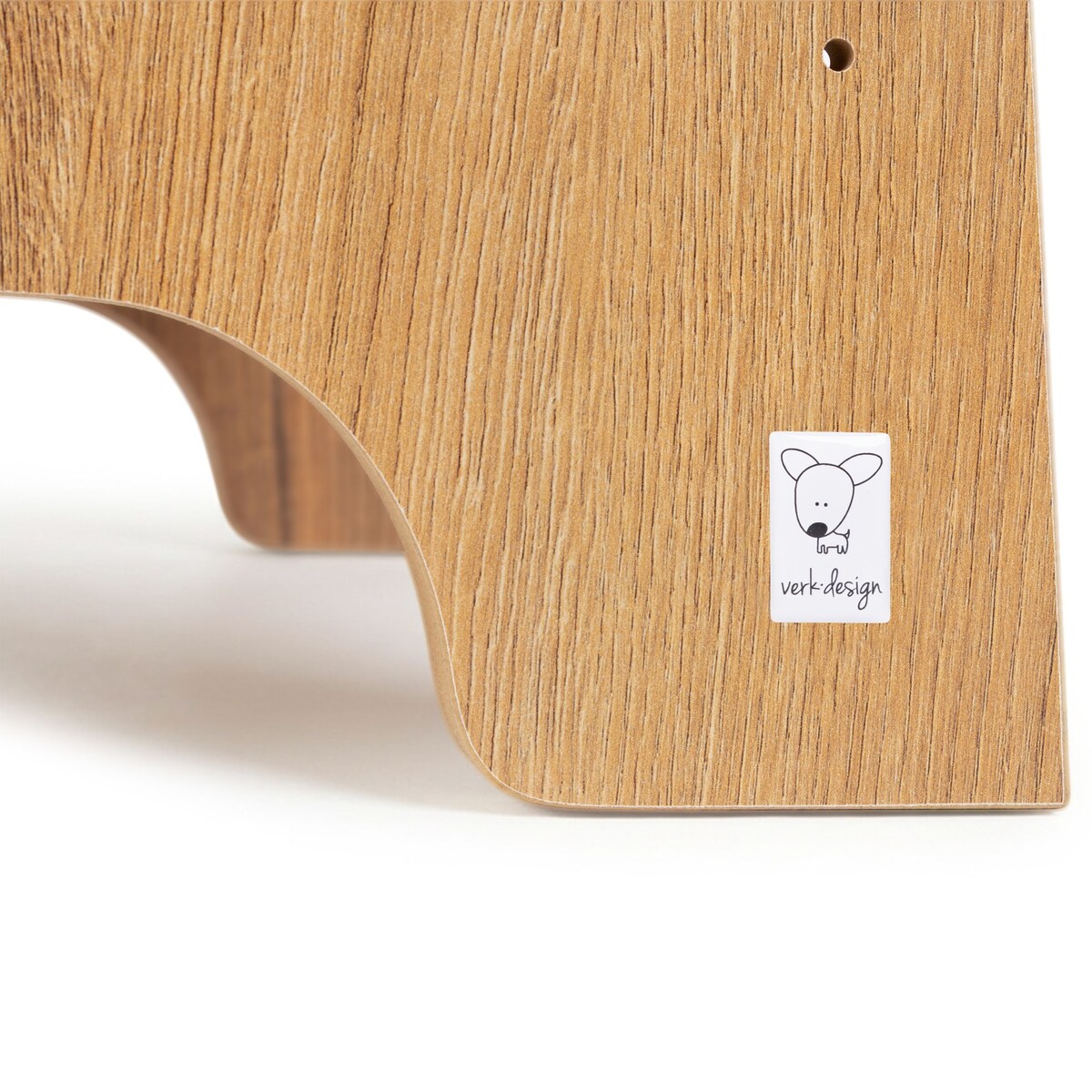 Pomocnik kuchenny dla dzieci helper z tablicą regulowany MDF drewno Verk.design