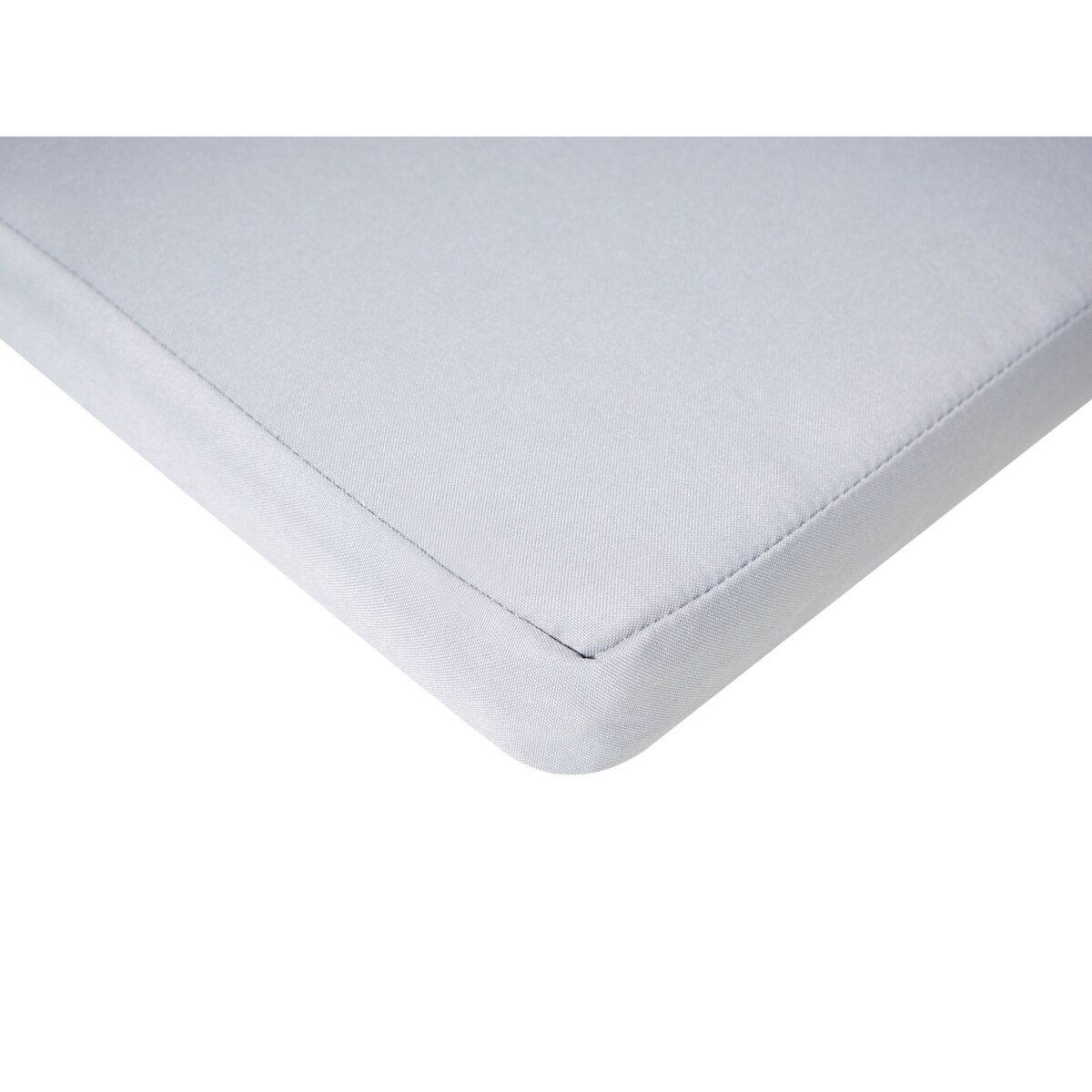 Zestaw 8 poduszek na krzesło ogrodowe SASSARI PREMIUM 46 x 46 cm Jasnoszary