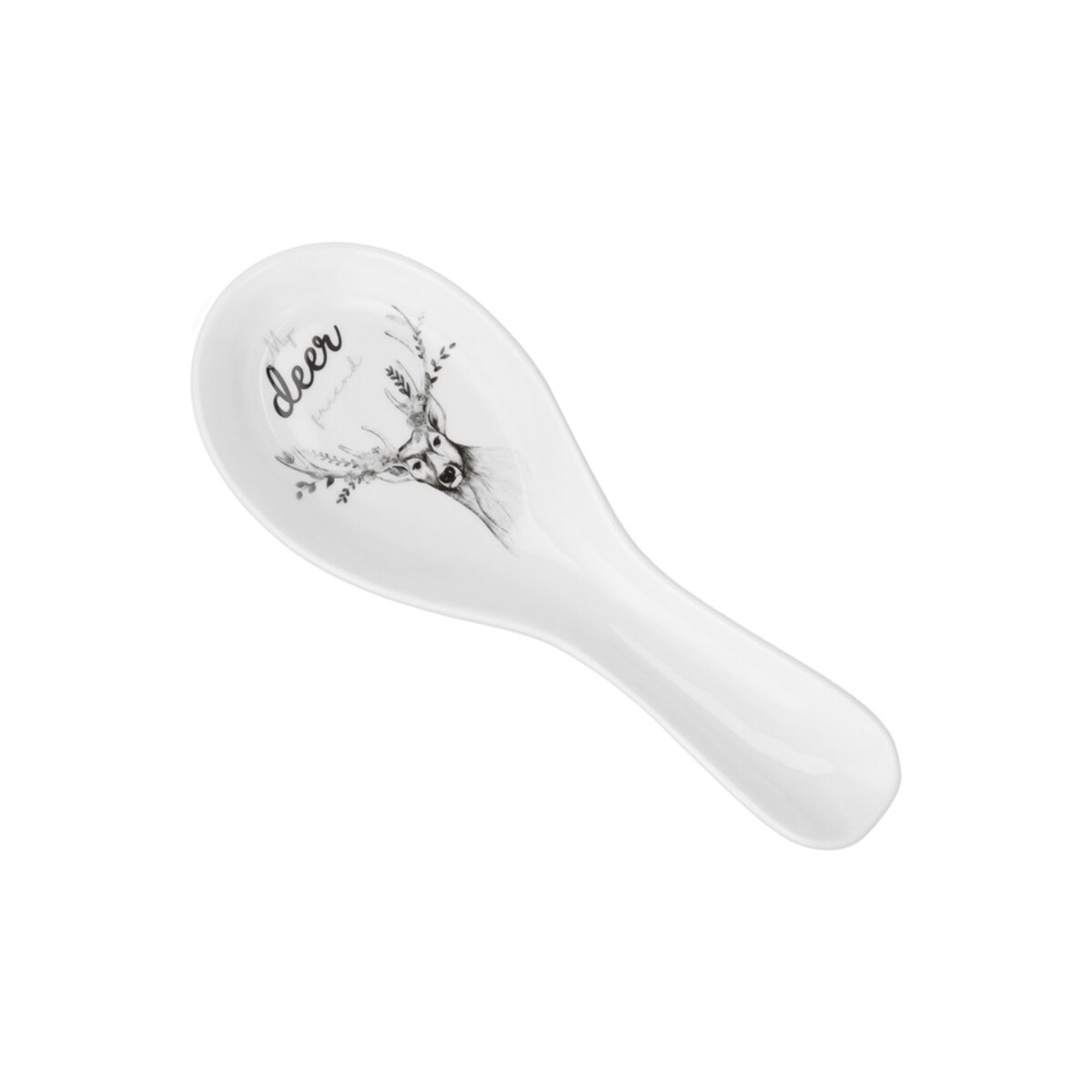 Łyżka podstawka Jelonek czarny G537