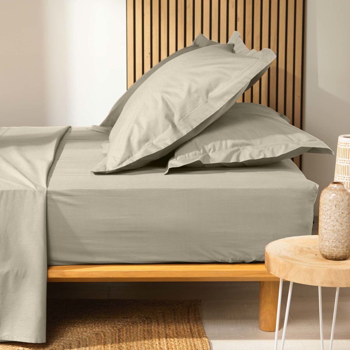 Podwójne prześcieradło z organicznej bawełny BIOLINA, 160 x 200 cm