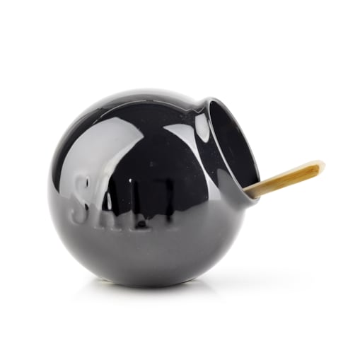 MODERN LIFE Solnica czarna 10,3xh9,3cm