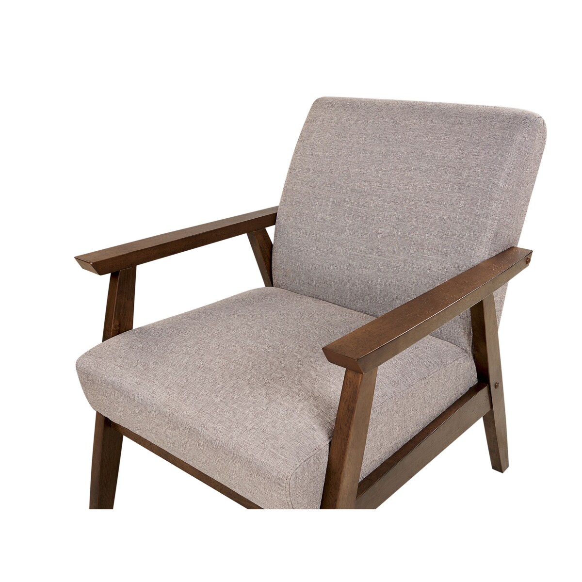 Fotel beżowoszary ASNES