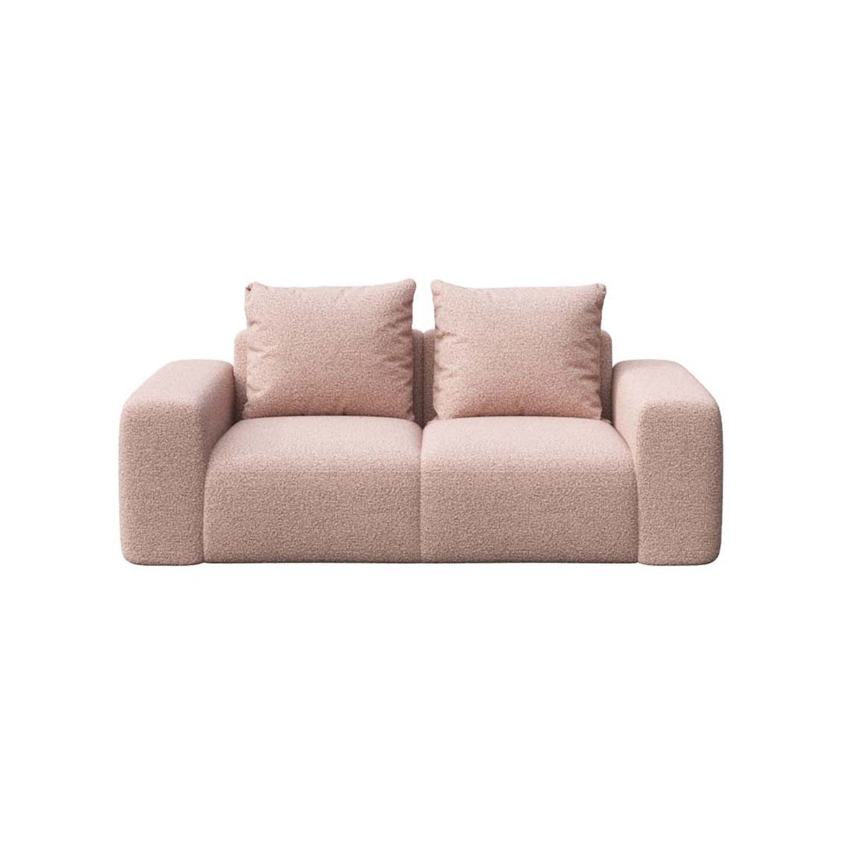 Monce Sofa 2 osobowa pastelowy różowa