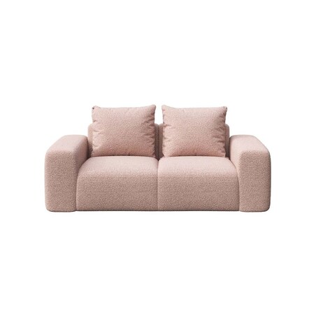 Monce Sofa 2 osobowa pastelowy różowa