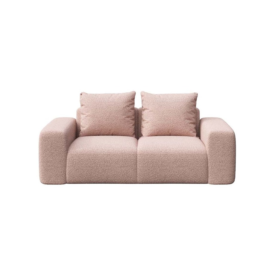Monce Sofa 2 osobowa pastelowy różowa