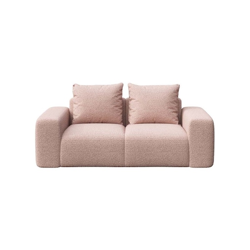 Monce Sofa 2 osobowa pastelowy różowa