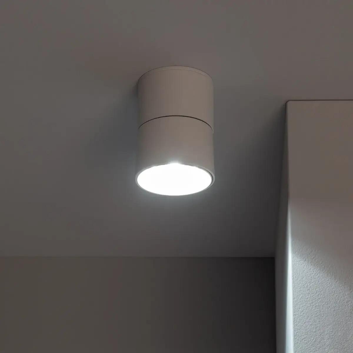 Regulowana lampa sufitowa Estetica ABR-LPR-7W-B-WW Abruzzo LED 7W 2700-3200K biały
