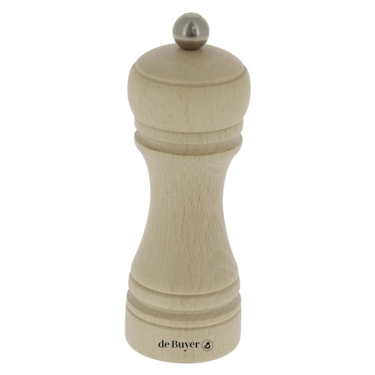 Moulin à Sel DE BUYER Java 21 Cm - Bois De Hêtre - Mécanisme Acier