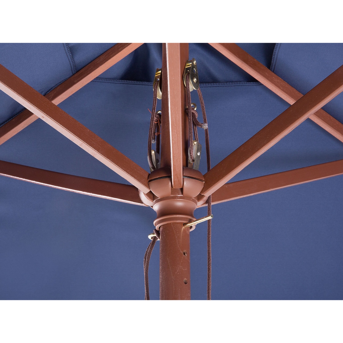 Parasol ogrodowy 144 x 195 cm niebieski FLAMENCO