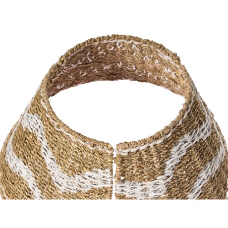 Osłonka pod choinkę HIVER Trawa morska Biały 43 cm