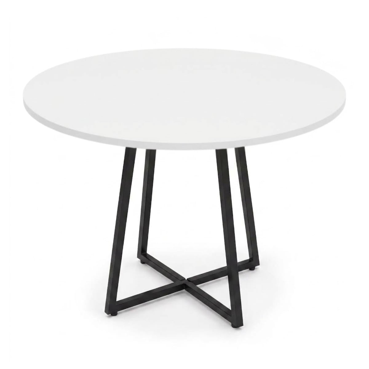 Stolik okrągły na krzyżakowej podstawie, Ø 80 cm x 72 cm