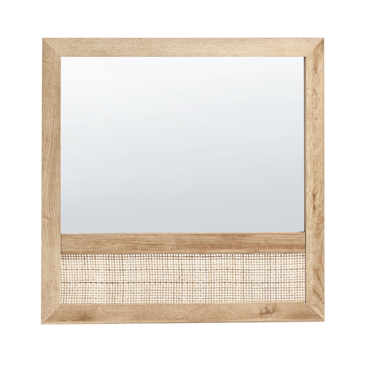 Lustro ścienne ROSELL MDF Jasne drewno