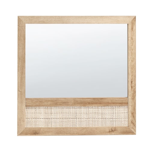 Lustro ścienne ROSELL MDF Jasne drewno