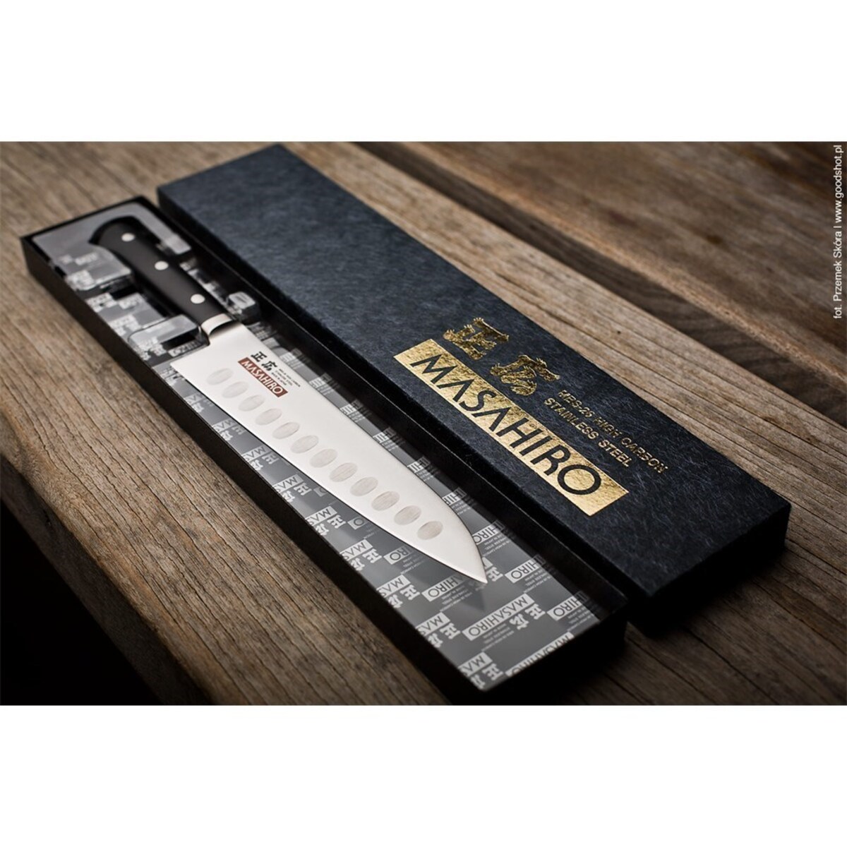 Masahiro nóż Mv-h Chef Dimple 180mm 14980