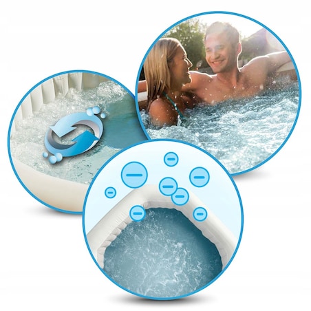 Dmuchane SPA Intex PureSpa 28426 196x71 cm Hydromasaż 4os nowy model 2026