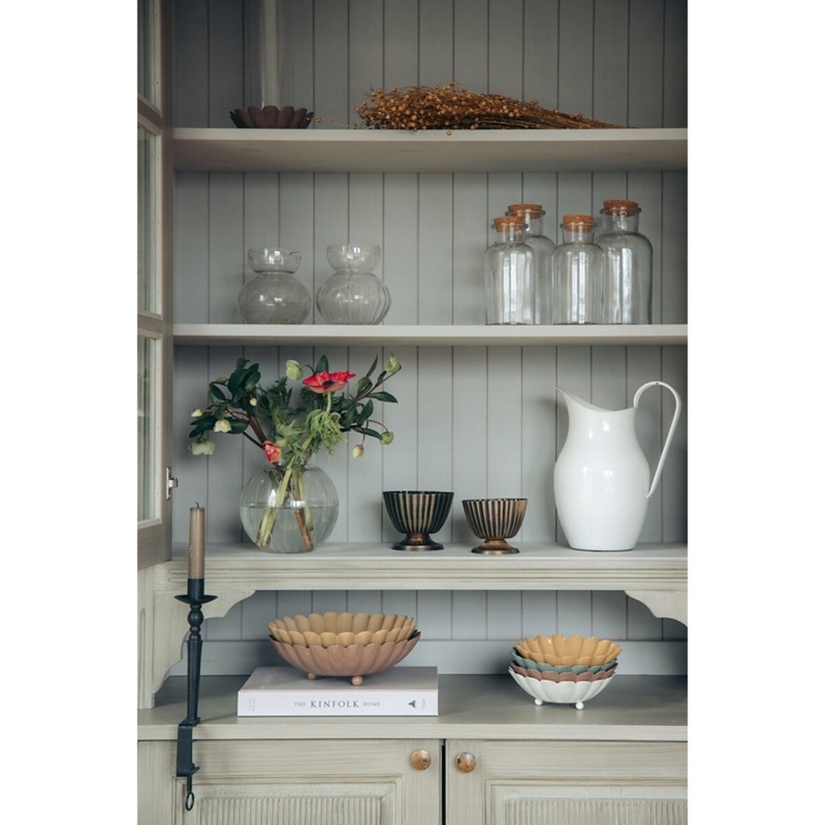 PATERA METALOWA na owoce żółta śr. 22cm