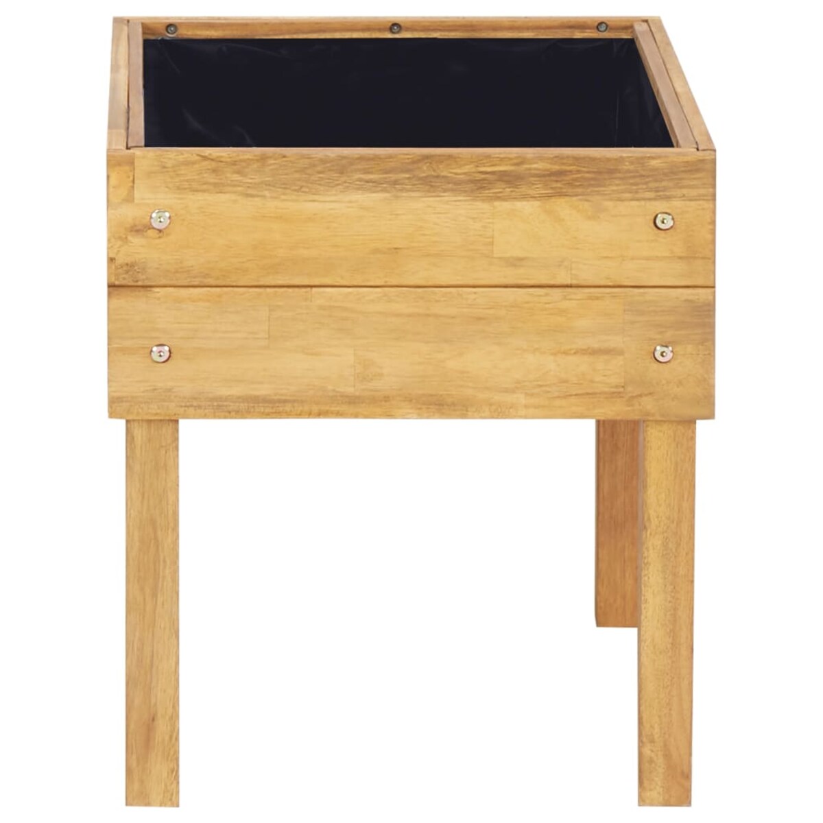 vidaXL Wysoka donica ogrodowa, 50x40x45 cm, lite drewno akacjowe