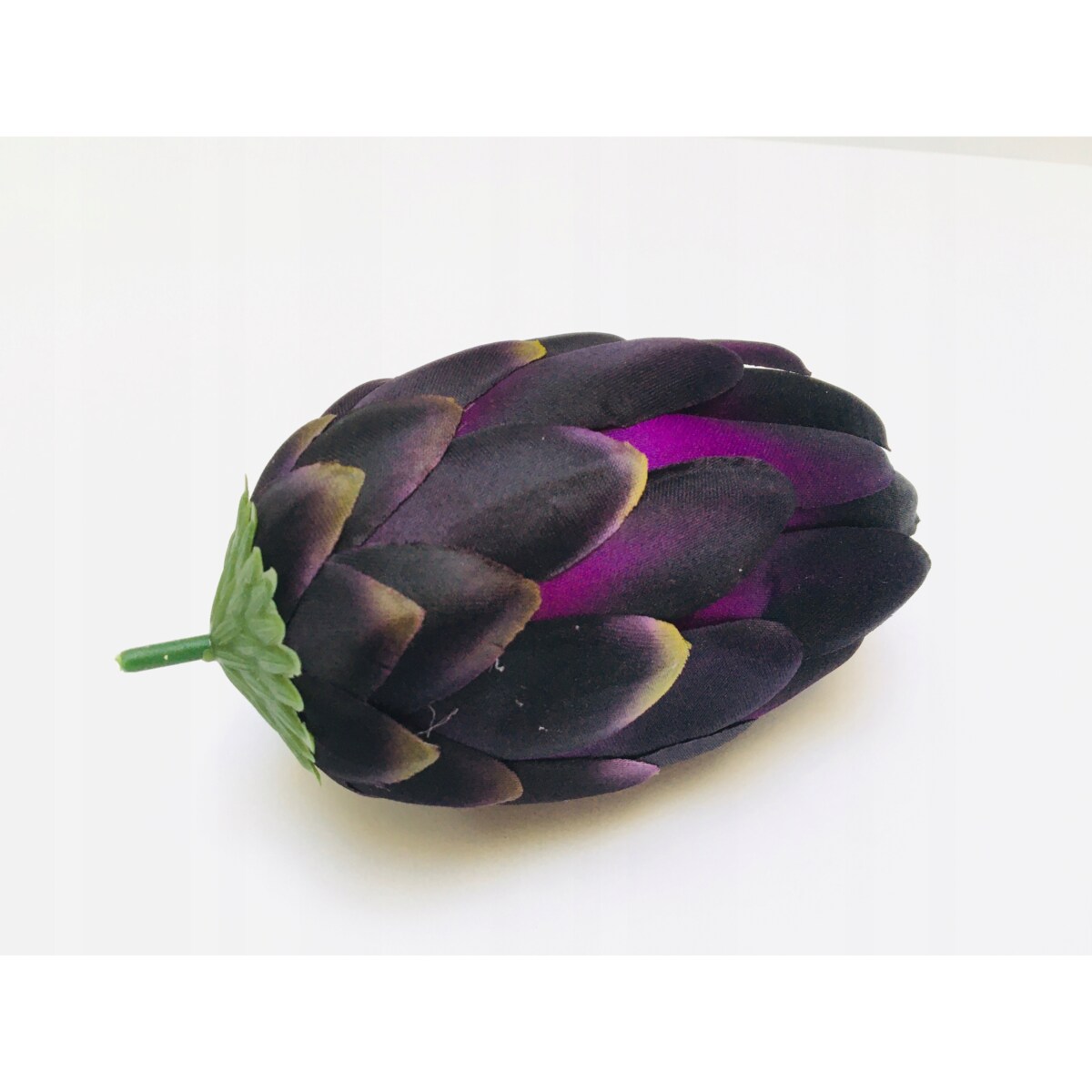 SZTUCZNY KWIAT PROTEA karczoch DUŻY FIOLET stroik dodatek wiązanka bukiet