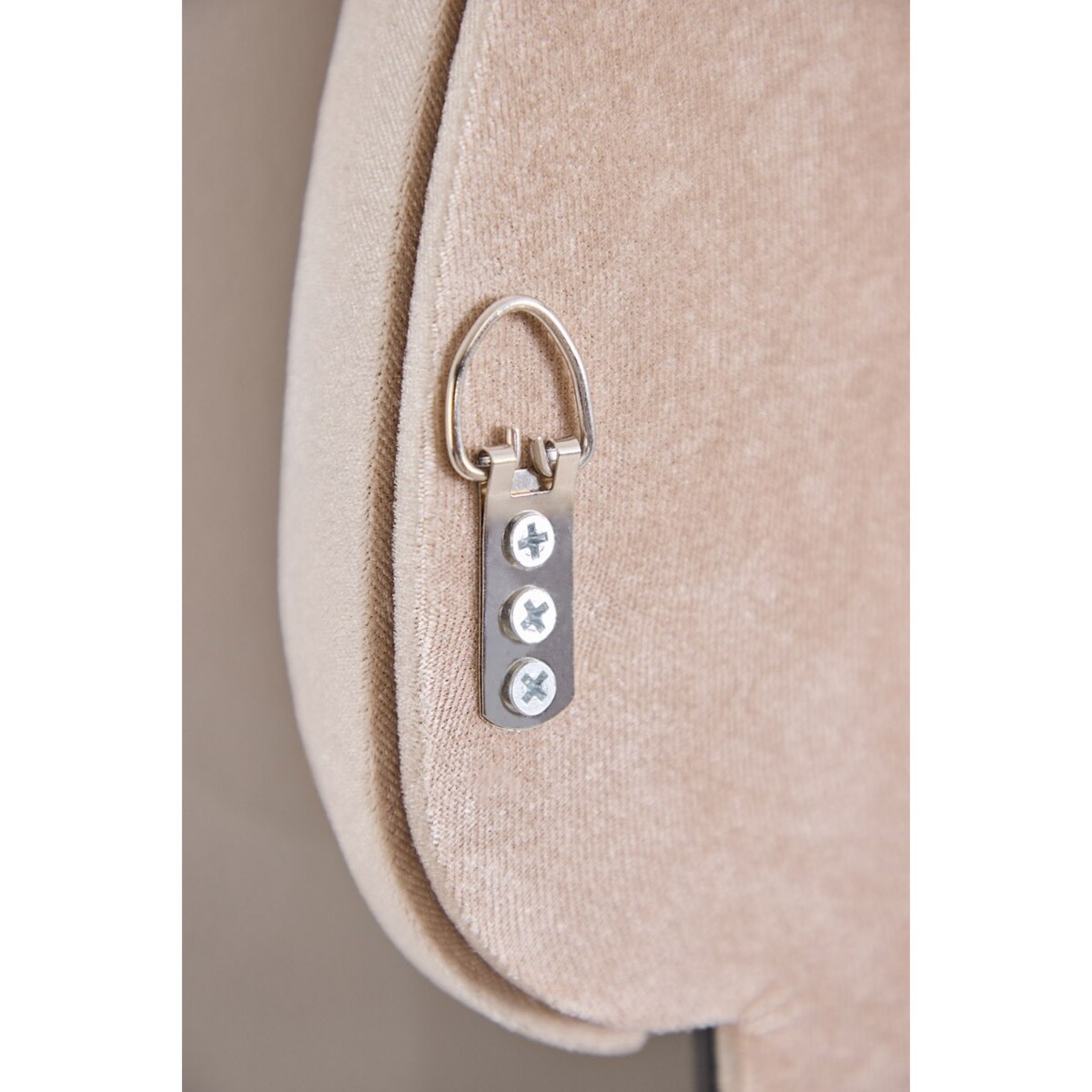 Owalne lustro ścienne z aksamitu 60x160 cm Jasnon