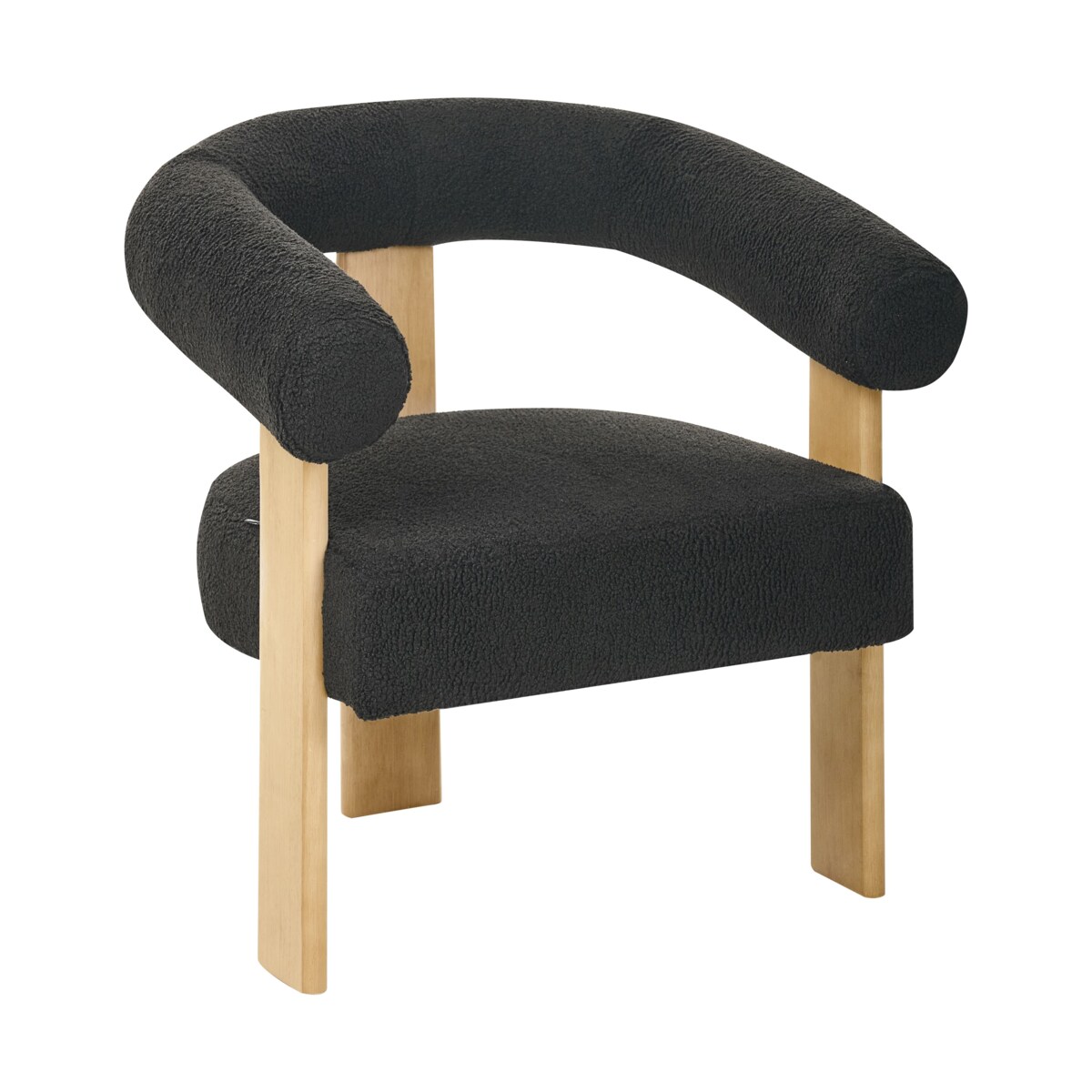 Fotel ILBRO Boucle Czarny