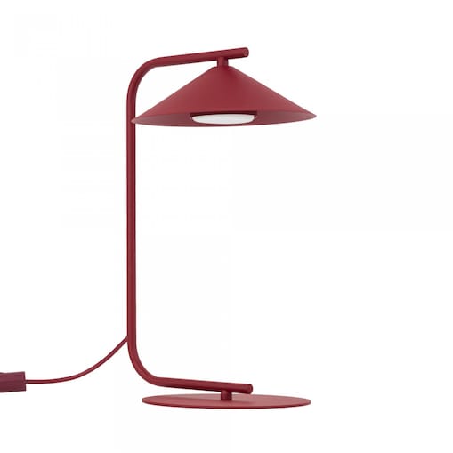 Lampa biurkowa TK Lighting LUME Burgund 16215, GX53, 560 lm, 3000 K, bordowa, nowoczesna do biura i sypialni