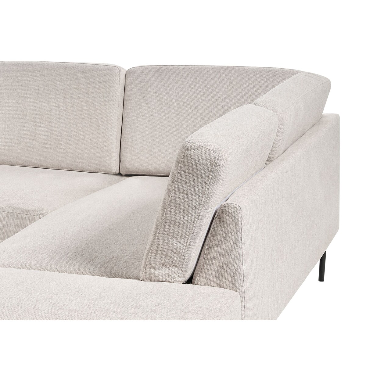 Narożnik 4-osobowy lewostronny beżowy BREDA