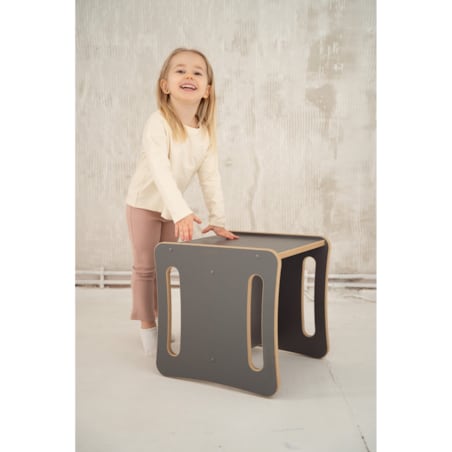 Krzesełko / stolik 2w1 BIGGY - szary