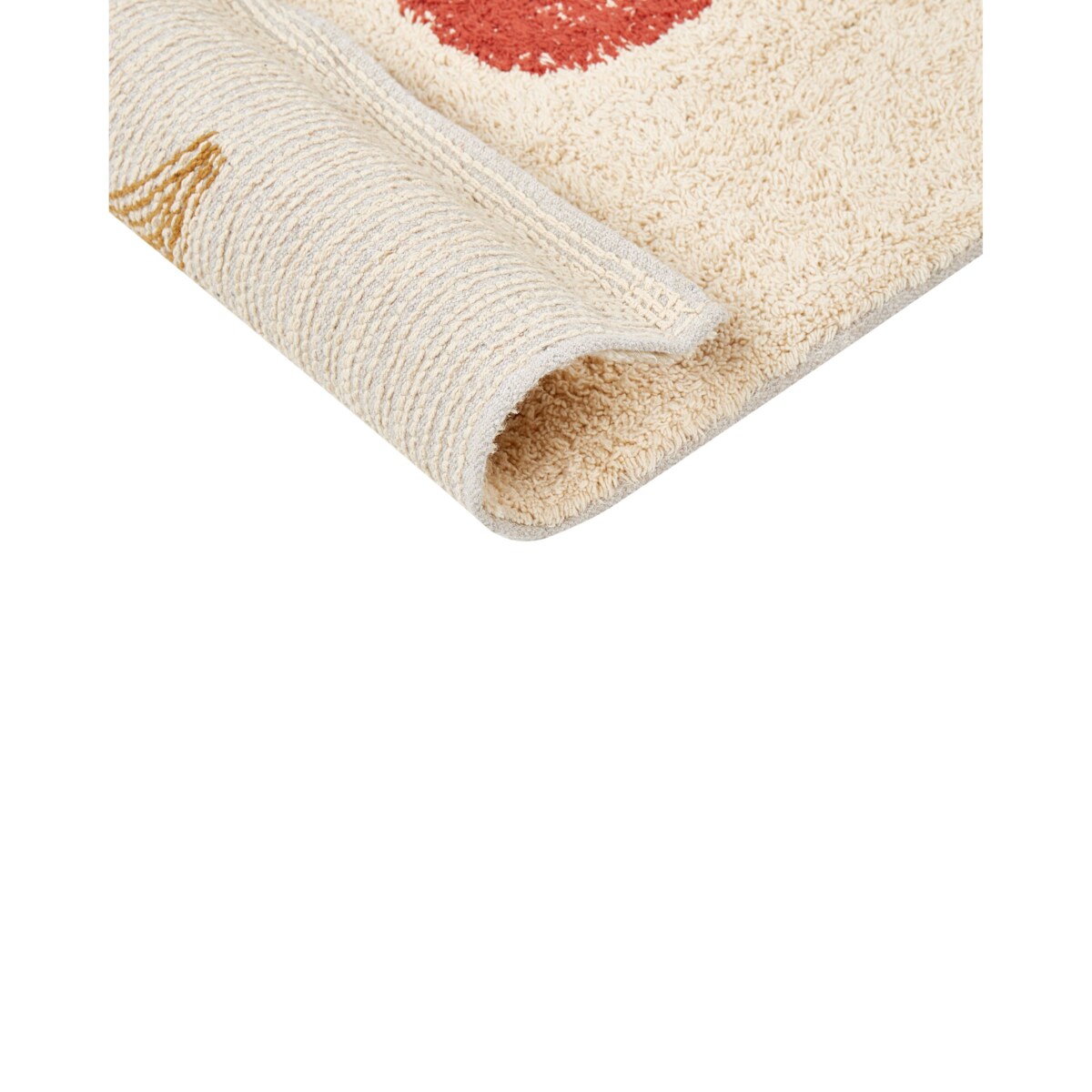 Dywanik łazienkowy bawełniany 50 x 80 cm beżowy ESME