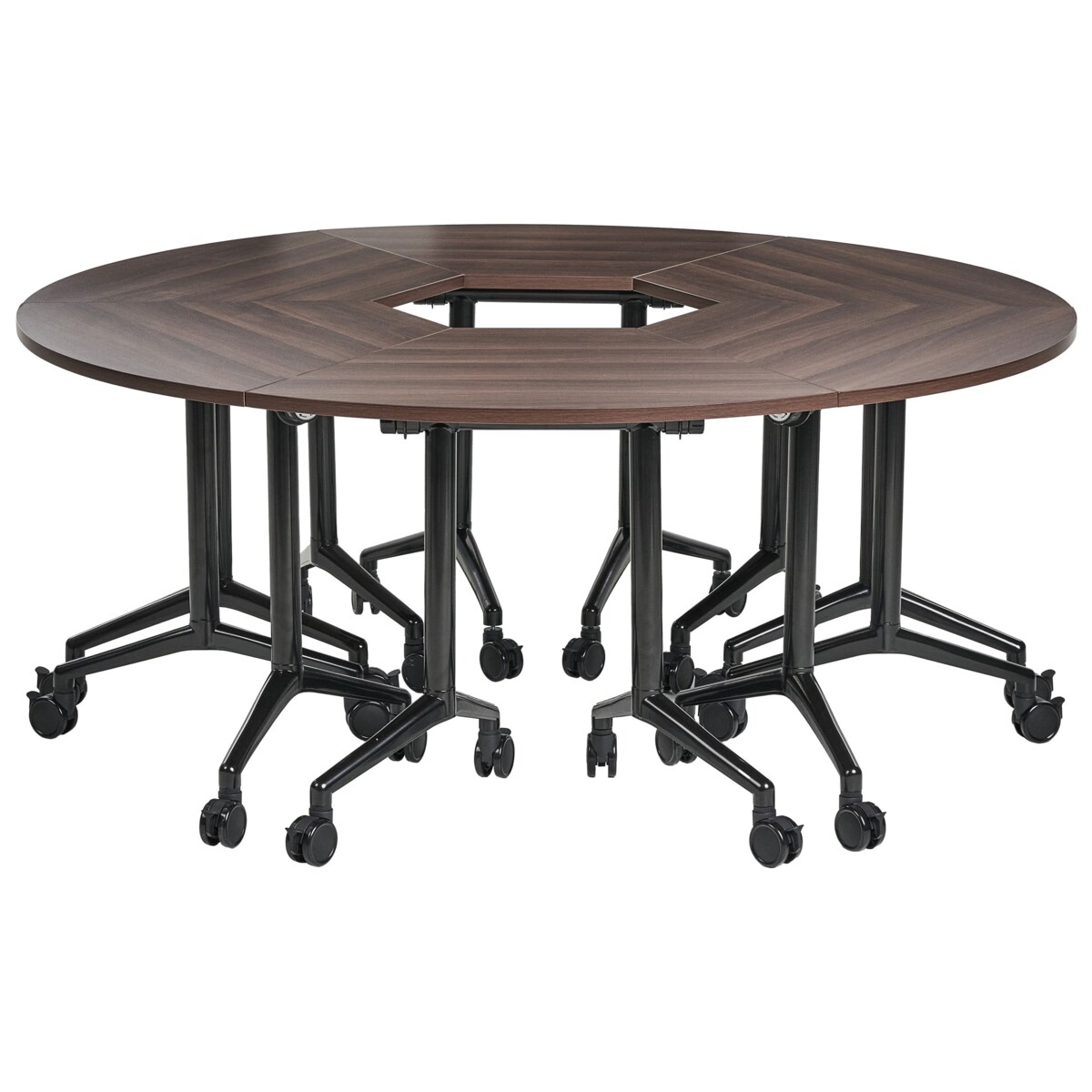 Składany moduł narożny biurka CAVI Ciemnobrązowy 90 cm 64 cm