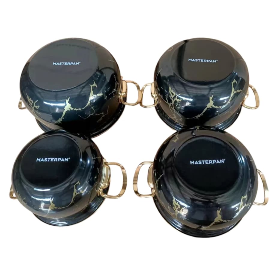 Zestaw Garnków Emaliowanych Retro 8 El. Komplet Do Indukcji I Gazu