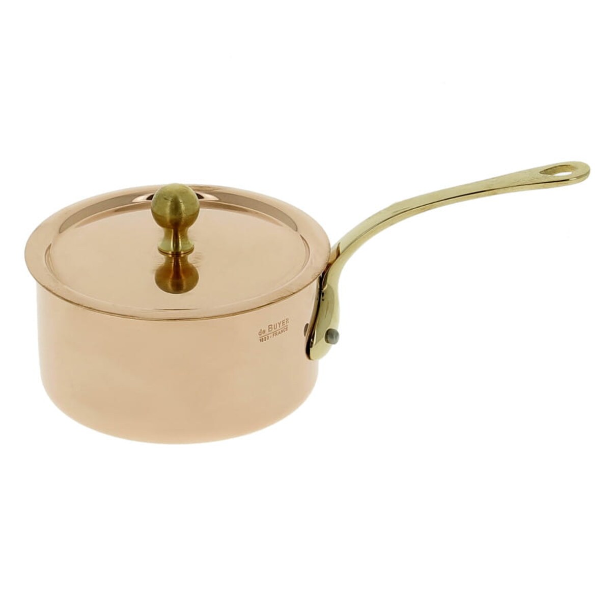 De Buyer Rondel miedziany z pokrywką 9 cm
