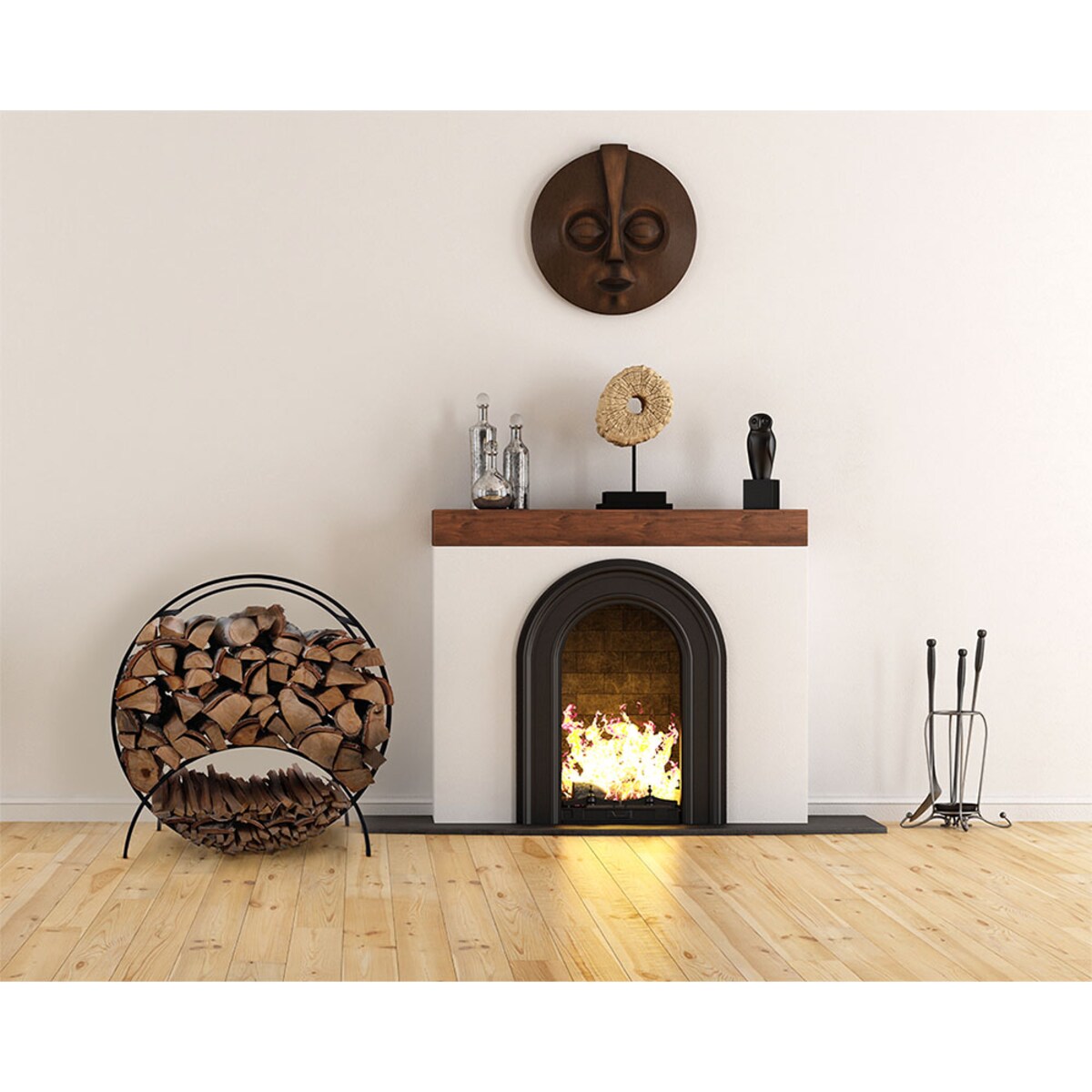 Stojak na drewno KS-20 z serii KAJA HOME