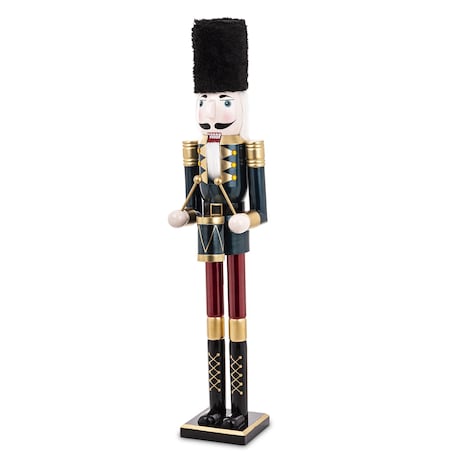 Duża figurka Dziadek do Orzechów w czapce 148 cm