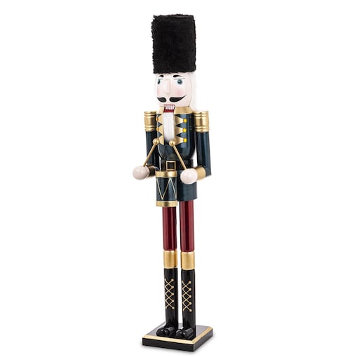 Duża figurka Dziadek do Orzechów w czapce 148 cm