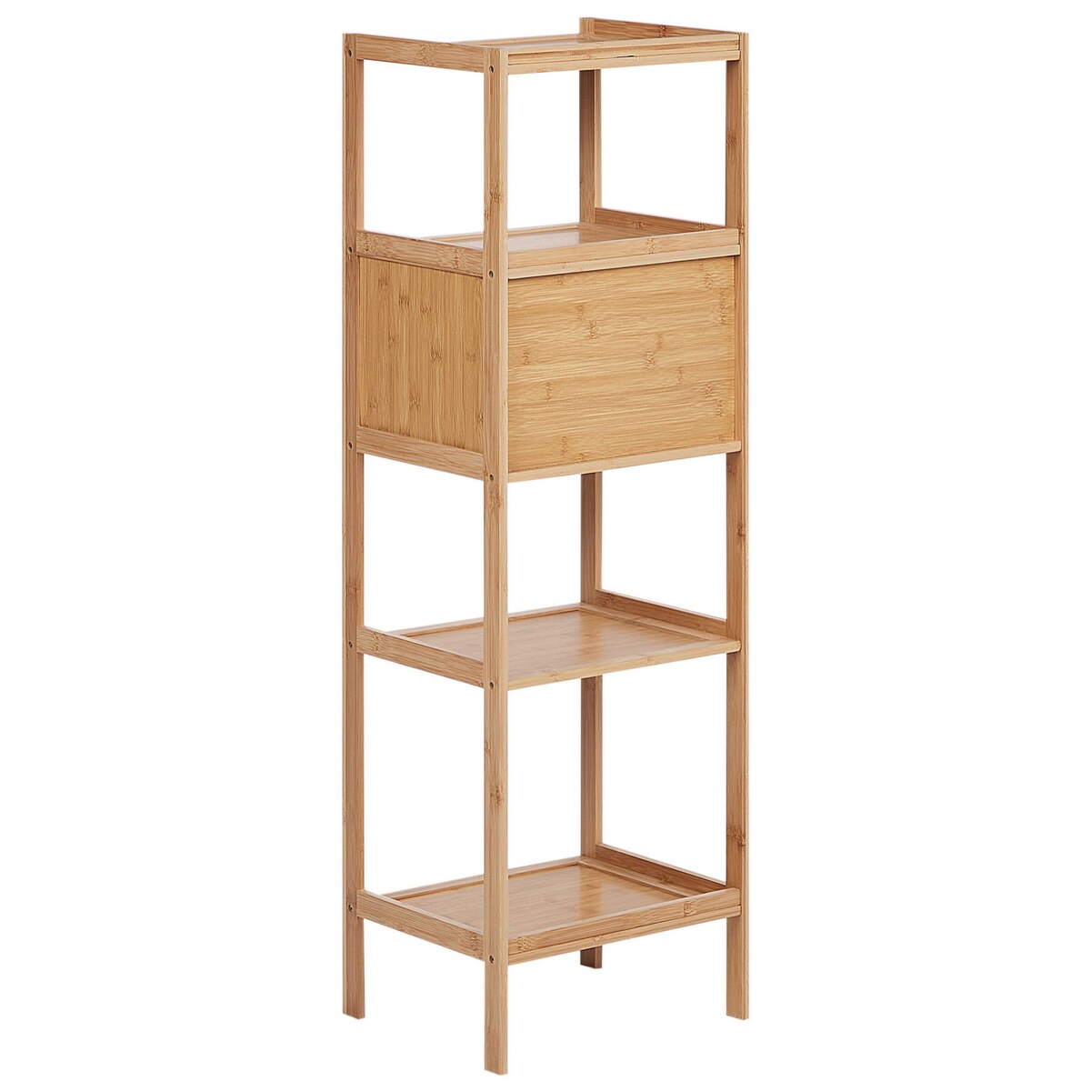 Bambusowy regał łazienkowy jasne drewno LAFAYETTE