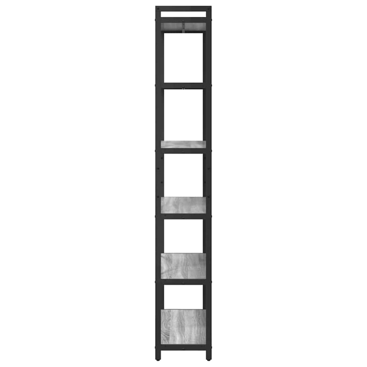 vidaXL Półka na książki Szary dąb sonoma 80 x 30 x 188 cm