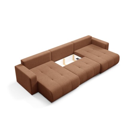 Narożnik MOLINIO U z funkcją spania Kolor: Wind 56