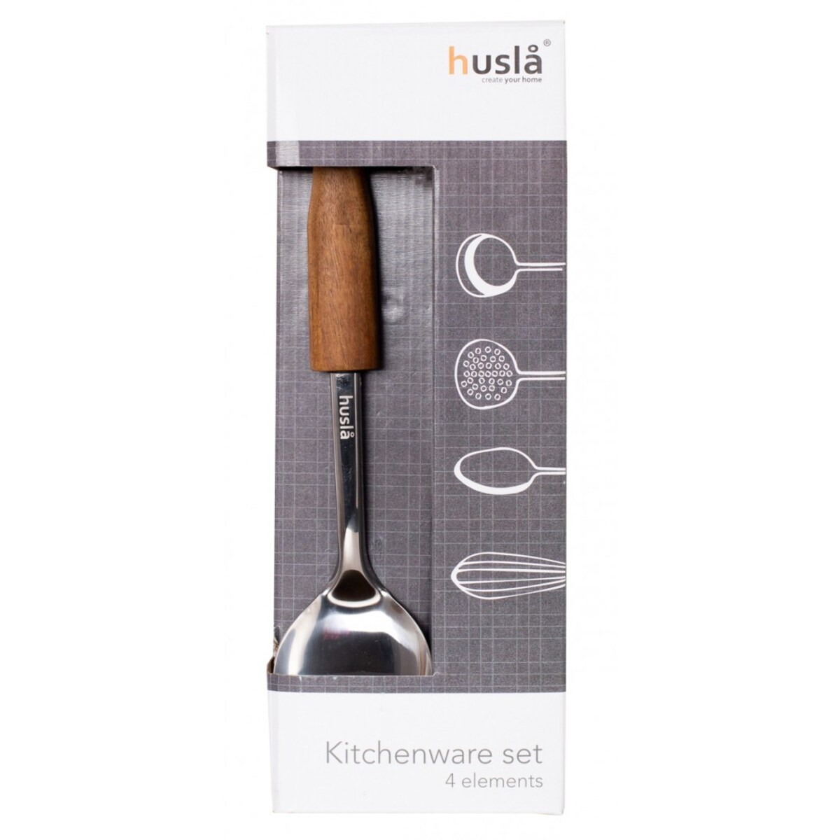 4 elementowy zestaw przyborów kuchennych HUSLA